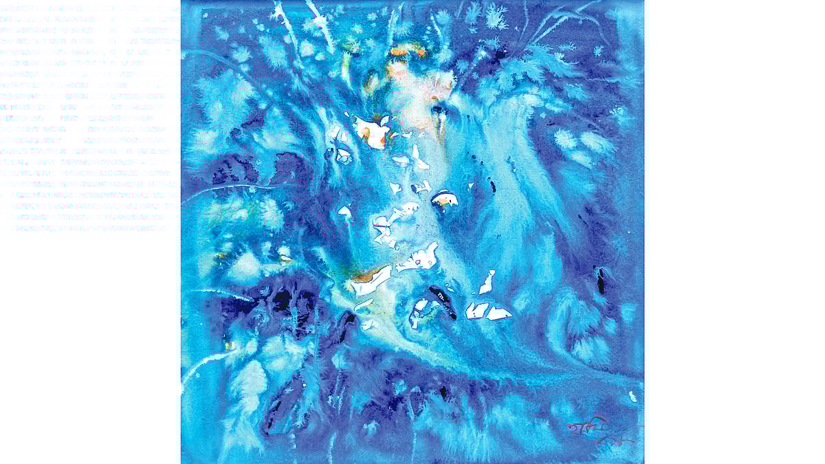 ‘রেইন–৩’, শিল্পী: হামিদুজ্জামান খান