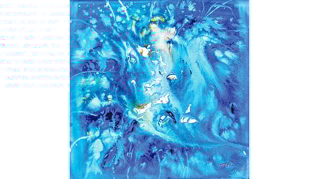 ‘রেইন–৩’, শিল্পী: হামিদুজ্জামান খান