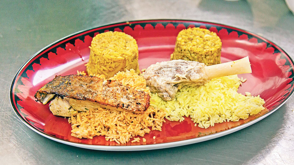 ‘টেস্ট অব জর্ডান’ উৎসবের একটি  বিশেষ খাবার।