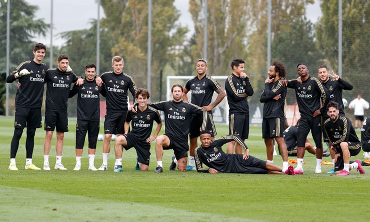 চ্যাম্পিয়নস লিগে আজ মাঠে নামছে রিয়াল মাদ্রিদ। ছবি: থিবো কোর্তোয়ার টুইটার পেজ