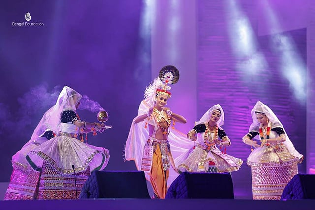 সংগীতের পাশাপাশি নৃত্যের পরিবেশনাও থাকে উৎসবে। ছবি: বেঙ্গল ফাউন্ডেশনের সৌজন্যে