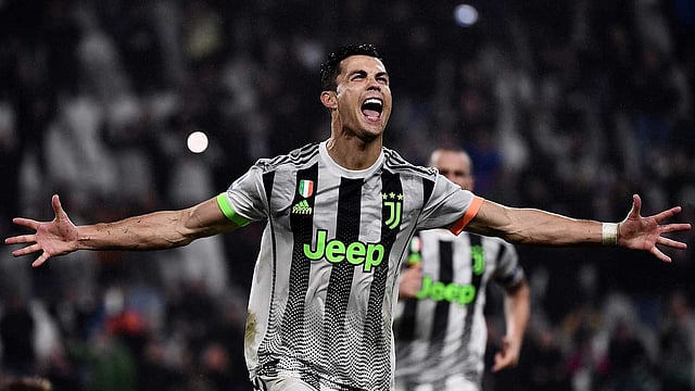 রোনালদোর শেষ মুহূর্তের গোলে জয় পায় জুভেন্টাস। ছবি: এএফপি