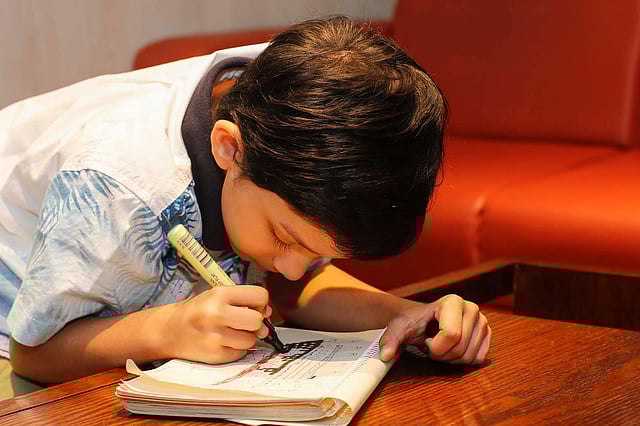 সৌরদীপ্তের বয়স মাত্র সাড়ে পাঁচ বছর। ছবি: হাসান রাজা।