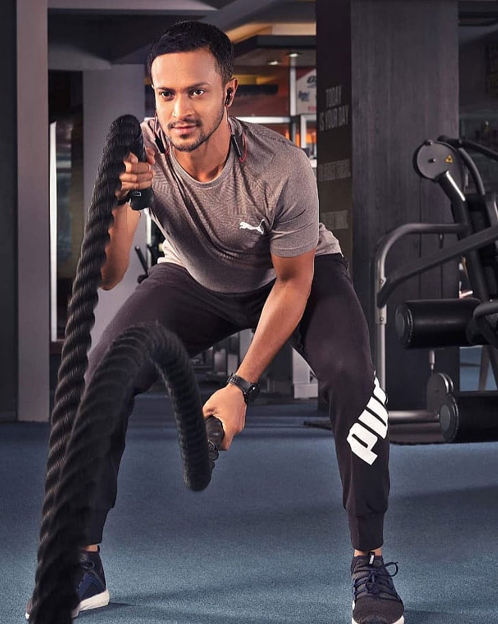 আকর্ষণীয় দিনের আশা দেখাচ্ছেন সাকিব। ছবি: সাকিবের ইনস্টাগ্রাম