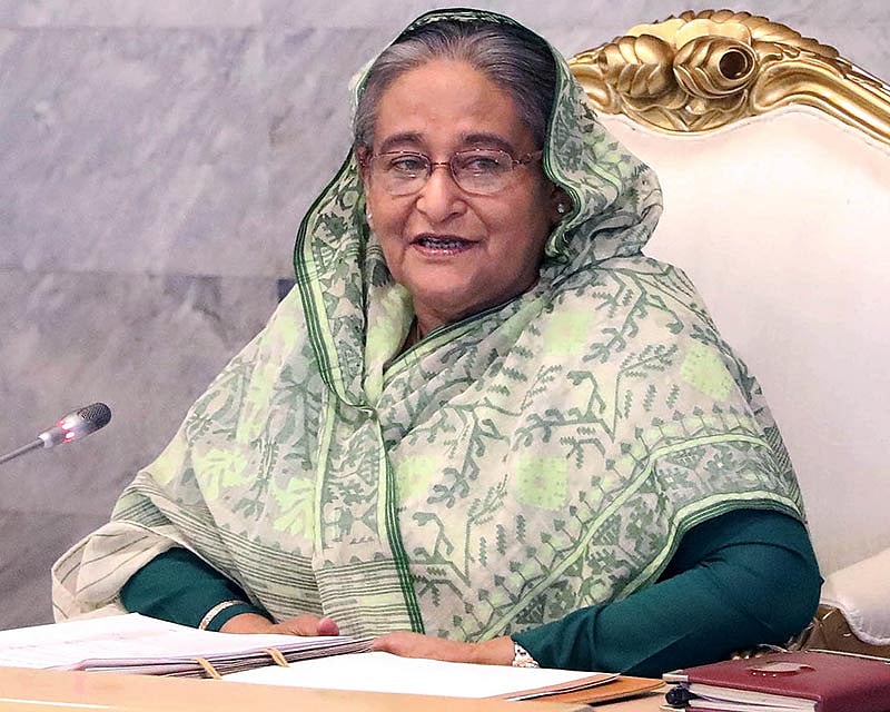 প্রধানমন্ত্রী শেখ হাসিনা। ছবি: পিআইডি