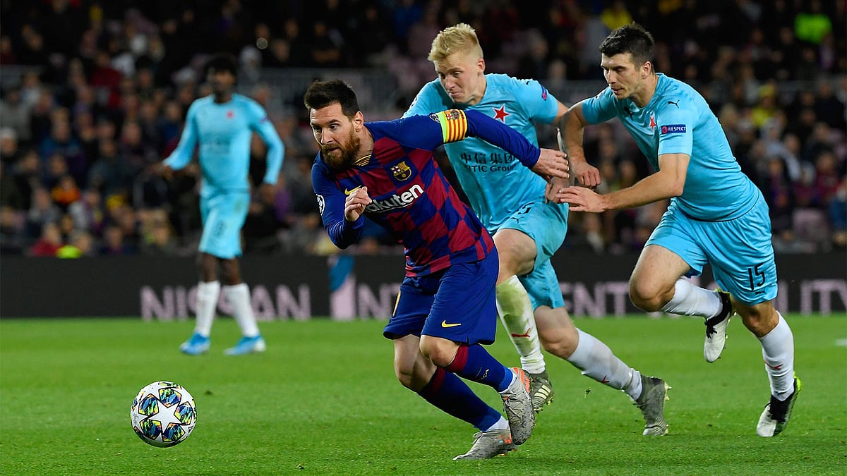 মেসি বারবার চেষ্টা করে গেছেন। কিন্তু শেষ পর্যন্ত সফল হতে পারেননি। ছবি: এএফপি