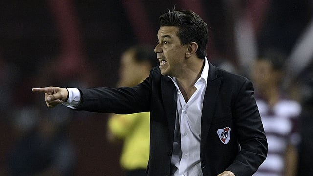 রিভার প্লেটকে সফল বানানোর কারিগর এই গ্যালার্দো। ছবি : এএফপি