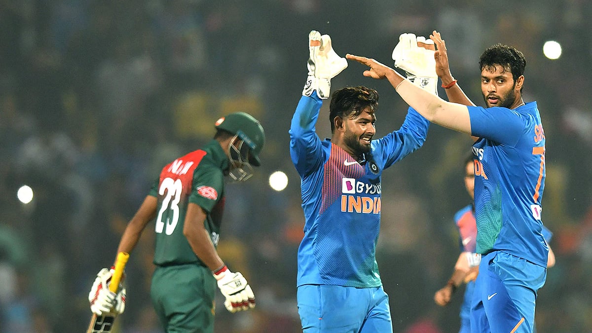 কালে ৩৪ রানে ৮ উইকেট হারায় বাংলাদেশ। ছবি: এএফপি