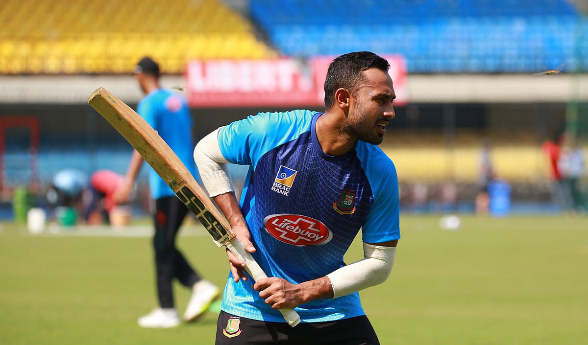 হারের হতাশা ভুলে টেস্টে নজর দেওয়ার কথা জানিয়েছেন মিঠুন। ছবি: বিসিবি