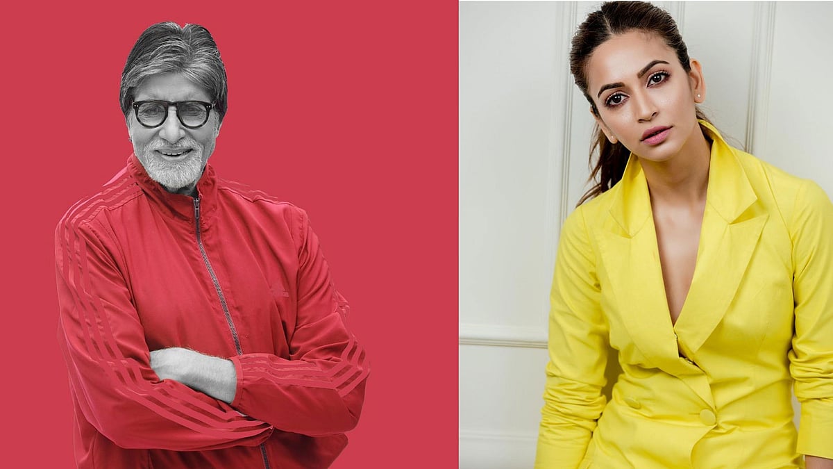 অমিতাভ বচ্চন ও কৃতী খরবান্দা। ছবি: ইনস্টাগ্রাম থেকে নেওয়া