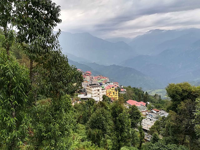 পেলিং শহর। ছবি: লেখক