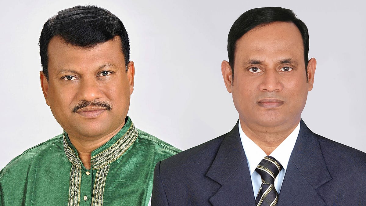 সাইফুল আলম নীরব ও সুলতান সালাউদ্দিন টুকু। ছবি: সংগৃহীত