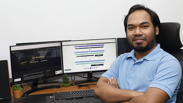 কাজী মামুন। ছবি: খালেদ সরকার