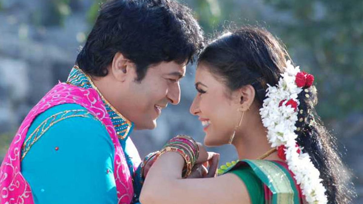 প্রিয়া তুমি সুখি হও ছবিতে ফেরদৌস ও শায়লা সাবি। ছবি: সংগৃহীত