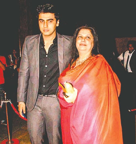 মায়ের সঙ্গে অর্জুন কাপুর