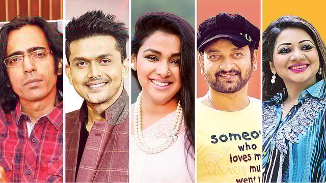 বাপ্পা মজুমদার, আরিফিন শুভ, রুনা খান, সাইমন সাদিক, আঁখি আলমগীর