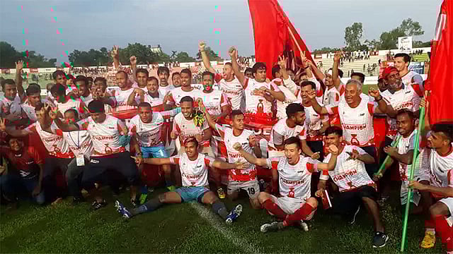 বসুন্ধরা কিংস দল। ফাইল ছবি