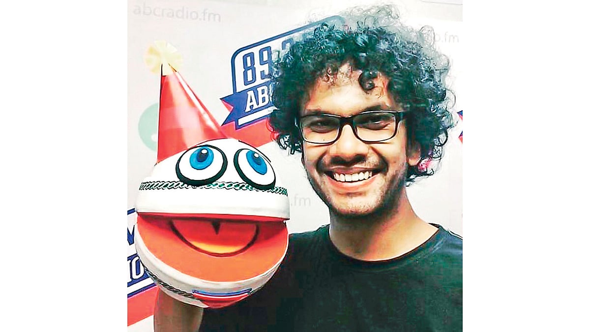 এবিসি রেডিও এফএম ৮৯.৬–এ পৃথ্বীরাজ। ছবি: ইনস্টাগ্রাম