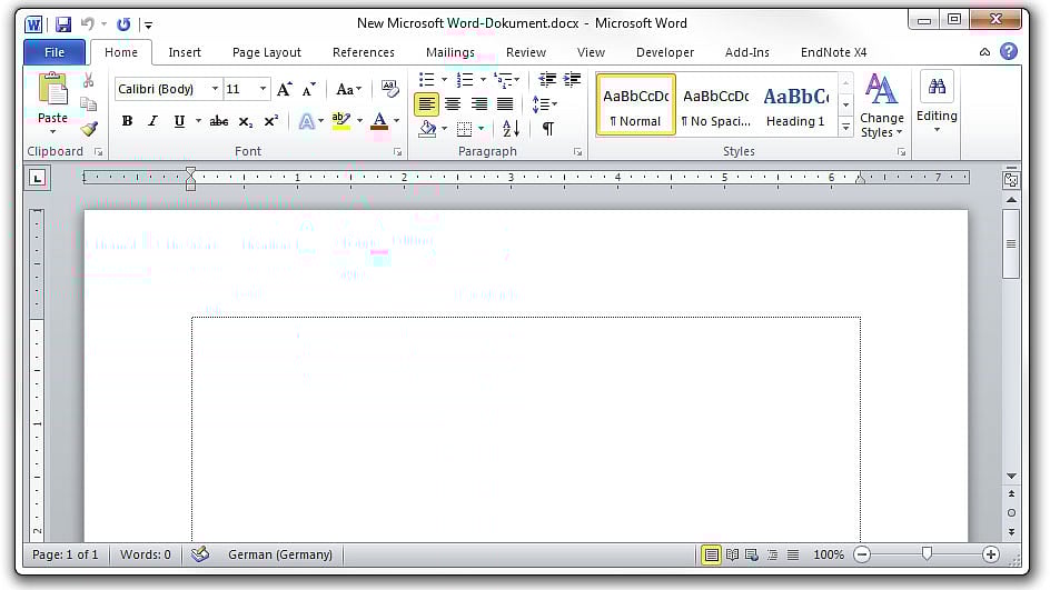 ওয়ার্ড ফাইলে মার্জিন। ছবি: মাইক্রোসফটের সৌজন্যে
