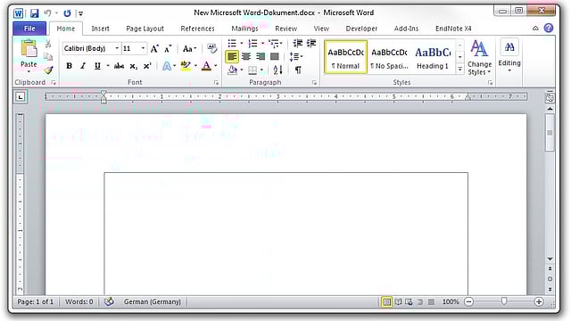 ওয়ার্ড ফাইলে মার্জিন। ছবি: মাইক্রোসফটের সৌজন্যে