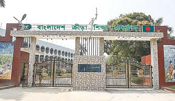 শুধু পড়ালেখা নয়, শৃঙ্খলার শিক্ষাও দেয় বিকেএসপি। ছবি: স্বপ্ন নিয়ে