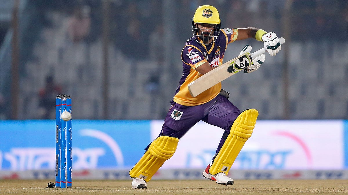 দারুণ এক ইনিংস খেলেছেন লিটন। ছবি: প্রথম আলো