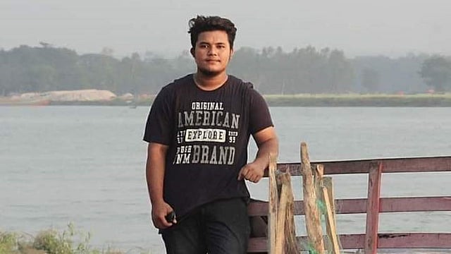 দুর্ঘটনায় নিহত ছাত্রলীগ নেতা সজীব বড়ুয়া মুৎসুদ্দি।