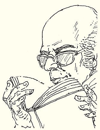 সৈয়দ শামসুল হক। প্রতিকৃতি: রফিকুন নবী