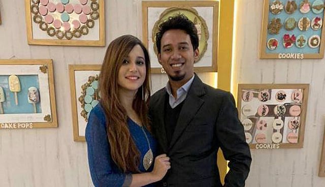 দীর্ঘদিনের প্রেমিক নেহাল সুনন্দ তাহেরকে বিয়ে করেন সাবিলা নূর। ছবি: ফেসবুক থেকে নেওয়া