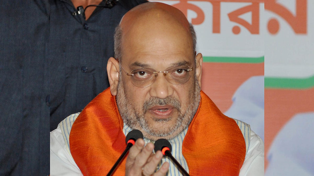 অমিত শাহ। ছবি: ভাস্কর মুখার্জি