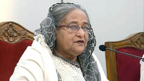 প্রধানমন্ত্রী শেখ হাসিনা। ছবি: বাসস