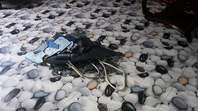 কেরানীগঞ্জের পূর্ব বন্দ ডাকপাড়া এলাকায় রাসায়নিক গুদামটি অবস্থিত। ছবি: ইকবাল হোসেন