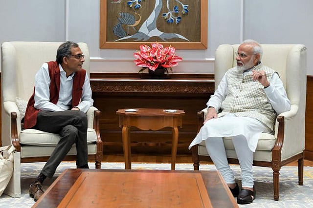 বরাবরই মোদি সরকারের কট্টর সমালোচক অভিজিৎ ব্যানার্জি। ছবি: রয়টার্স