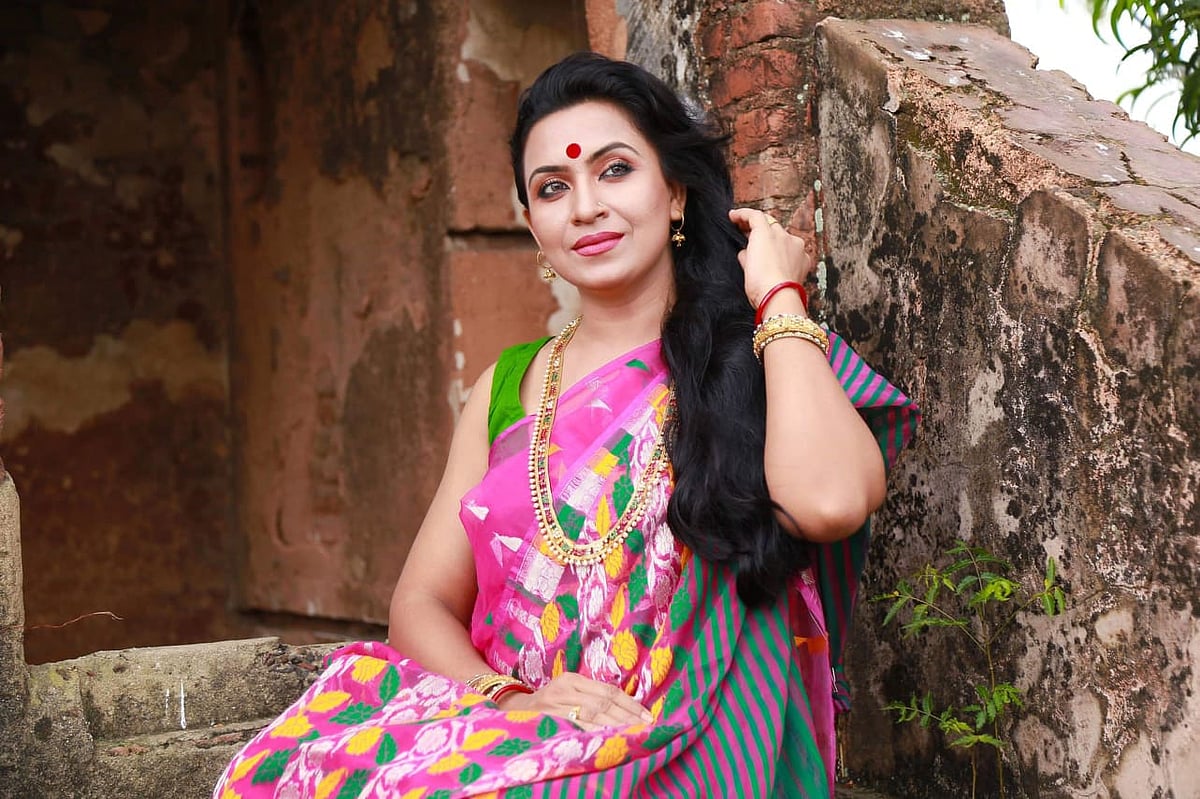 ‘জয়নগরের জমিদার’ ছবিতে মুখ্য চরিত্রে অভিনয় করেছেন ফারজানা ছবি। ছবি: ফেসবুক থেকে