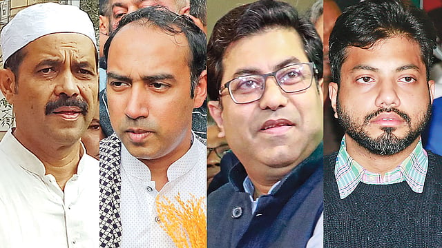 আতিকুল ইসলাম, তাবিথ আউয়াল,  ফজলে নূর তাপস,  ইশরাক হোসেন