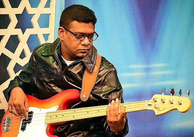 গিটারিস্ট ক্রিস্টোফার গোমেজ প্রিন্স। ছবি: সংগৃহীত