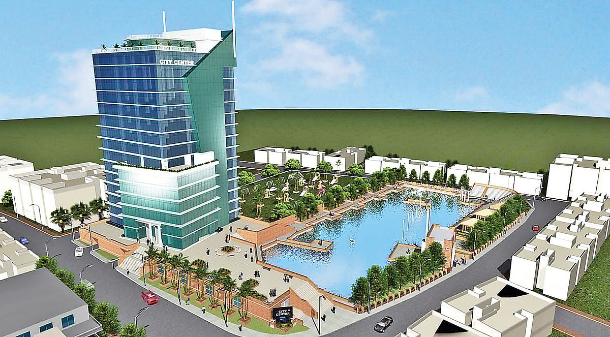 সংস্কারের পর নতুন রূপ পাবে রাজশাহী নগরীর সোনাদিঘি। নকশায় তুলে ধরা হয়েছে সুযোগ-সুবিধার চিত্র। ছবি: সংগৃহীত