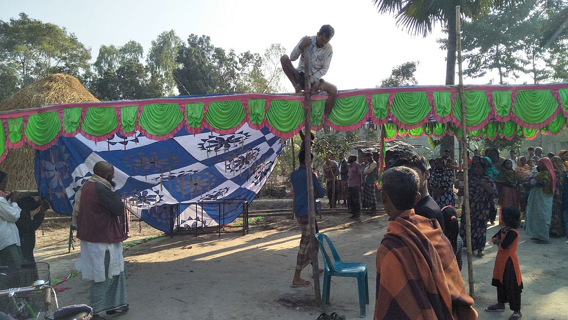 পুলিশের তৎপরতায় পন্ড হলো পঞ্চম শ্রেণির এক শিক্ষার্থীর বাল্য বিয়ে। ছবি: লেখক