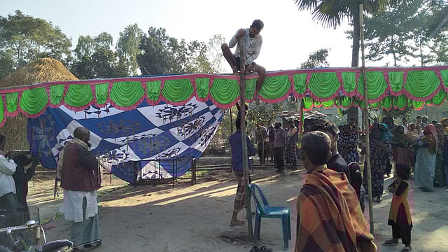 পুলিশের তৎপরতায় পন্ড হলো পঞ্চম শ্রেণির এক শিক্ষার্থীর বাল্য বিয়ে। ছবি: লেখক