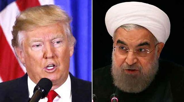 মার্কিন প্রেসিডেন্ট ডোনাল্ড ট্রাম্প ও ইরানের প্রেসিডেন্ট হাসান রুহানি। ছবি: রয়টার্স