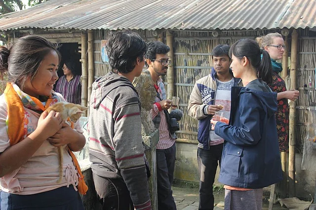 দেশি-বিদেশি শিল্পীদের চিন্তাভাবনা বিনিময় ক্র্যাক আন্তর্জাতিক আর্ট ক্যাম্পের মূল উদ্দেশ্য। ছবি: সংগৃহীত