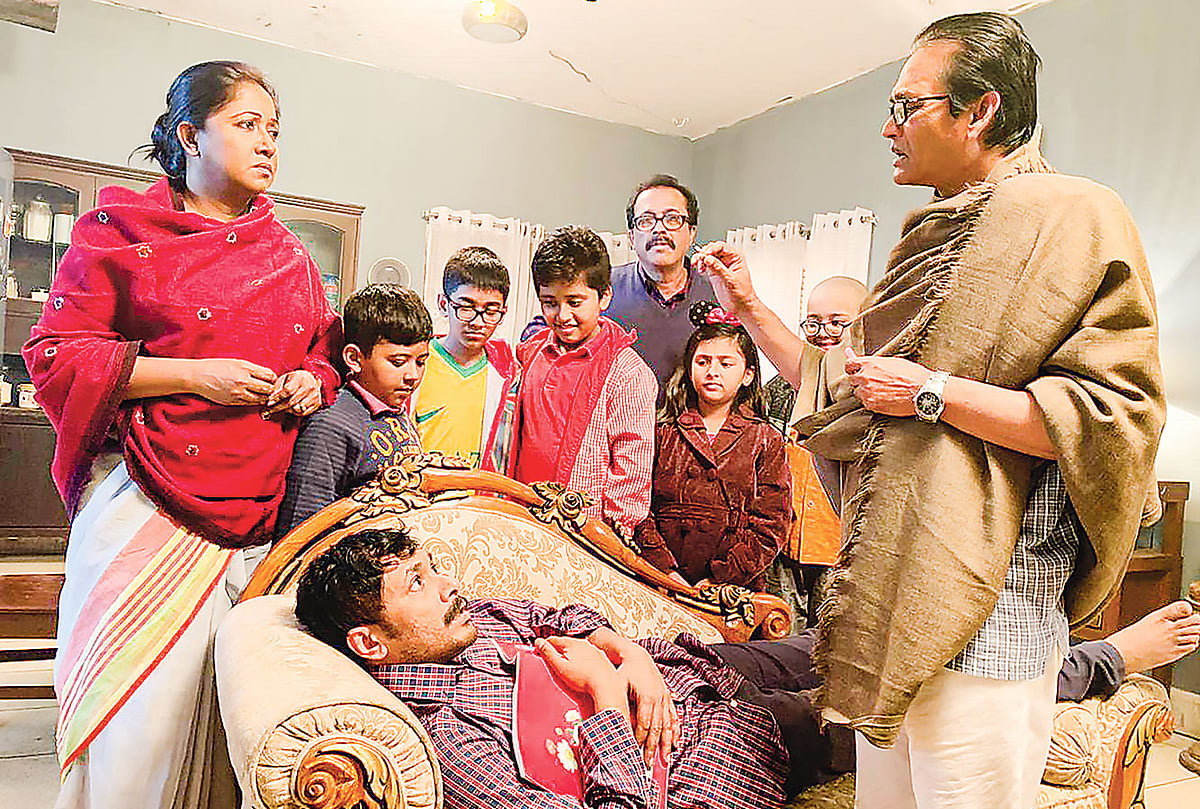 বোকা ভূত নাটকটি দেখা যাবে দুরন্ত টিভিতে। শিশুতোষ এই নাটকটিতে থাকছে পারিবারিক আবহ।  ছবি: সংগৃহীত