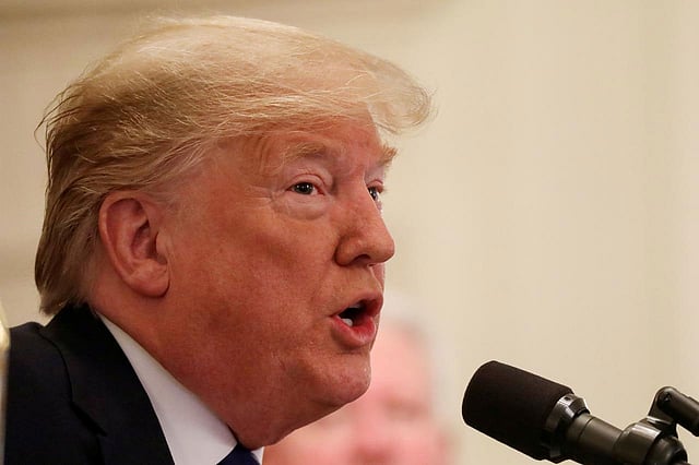 মার্কিন প্রেসিডেন্ট ডোনাল্ড ট্রাম্প। ছবি: রয়টার্স