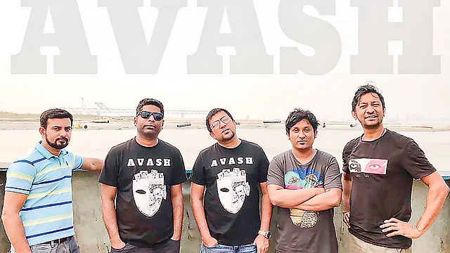 আভাস ব্যান্ডের সদস্যরা।  ছবি: সংগৃহীত