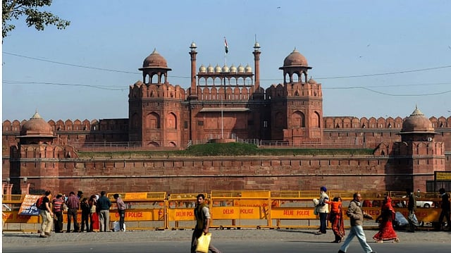 দিল্লির লাল কেল্লা। ছবি: এএফপি