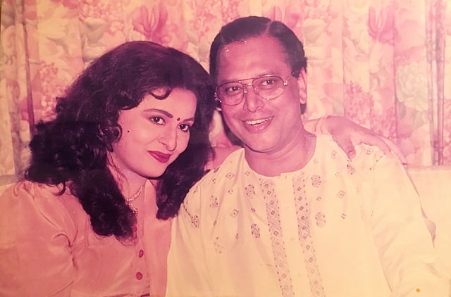 স্বামী ওয়াহিদ সাদিকের সঙ্গে তাঁর পারিবারিক অ্যালবামের ছবি। সংগৃহীত