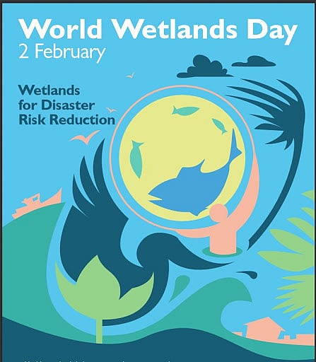 ১৯৯৭ সালের ২ ফেব্রুয়ারি ১০০টিরও বেশি দেশের পরিবেশসচেতন নাগরিক পালন করে আসছেন বিশ্ব জলাভূমি দিবস।