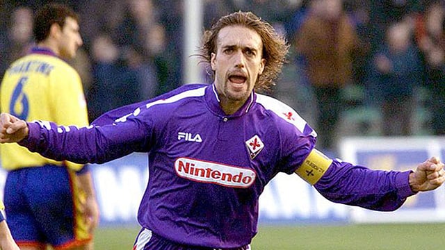 ফিওরেন্টিনার সবচেয়ে বড় তারকা ছিলেন তিনি। ছবি: গ্যাব্রিয়েল বাতিস্তুতার টুইটার অ্যাকাউন্ট