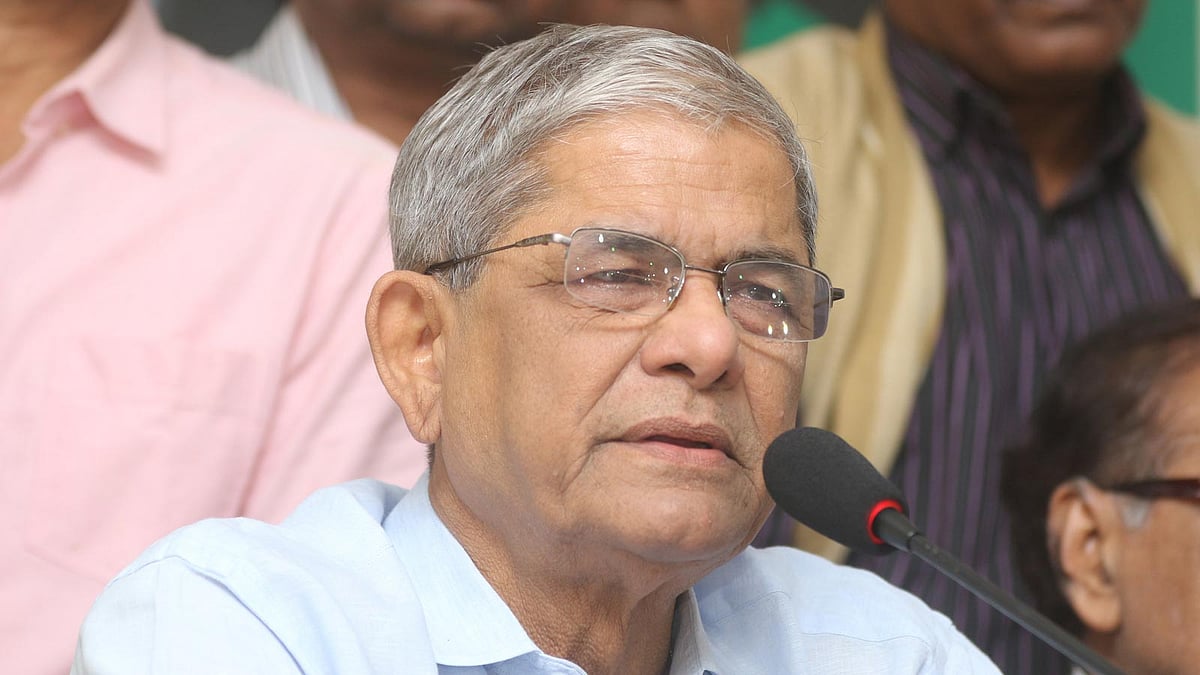 মির্জা ফখরুল ইসলাম আলমগীর। ফাইল ছবি