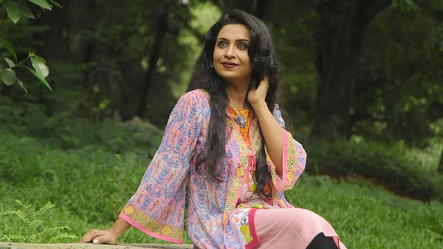 বঙ্গবন্ধুর ওপর নির্মিত স্বল্পদৈর্ঘ্য চলচ্চিত্র ‘জনকের মুখ’–এ অভিনয় করছেন ফারজানা ছবি। ছবি: প্রথম আলো